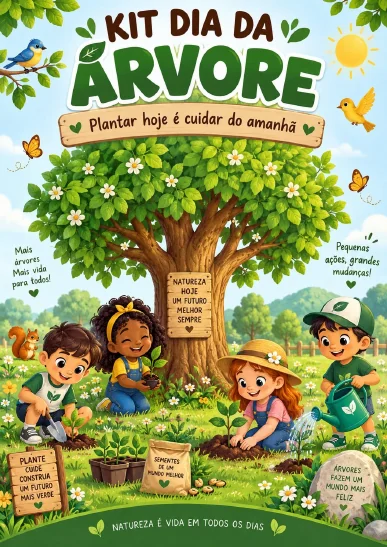 Capa do Kit Dia da Árvore Completo