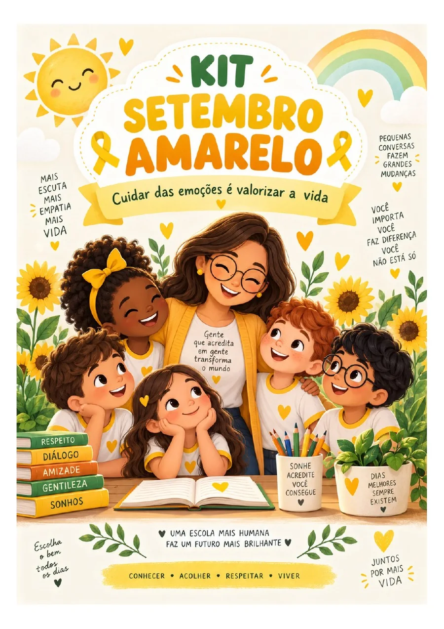 Kit Setembro Amarelo Completo