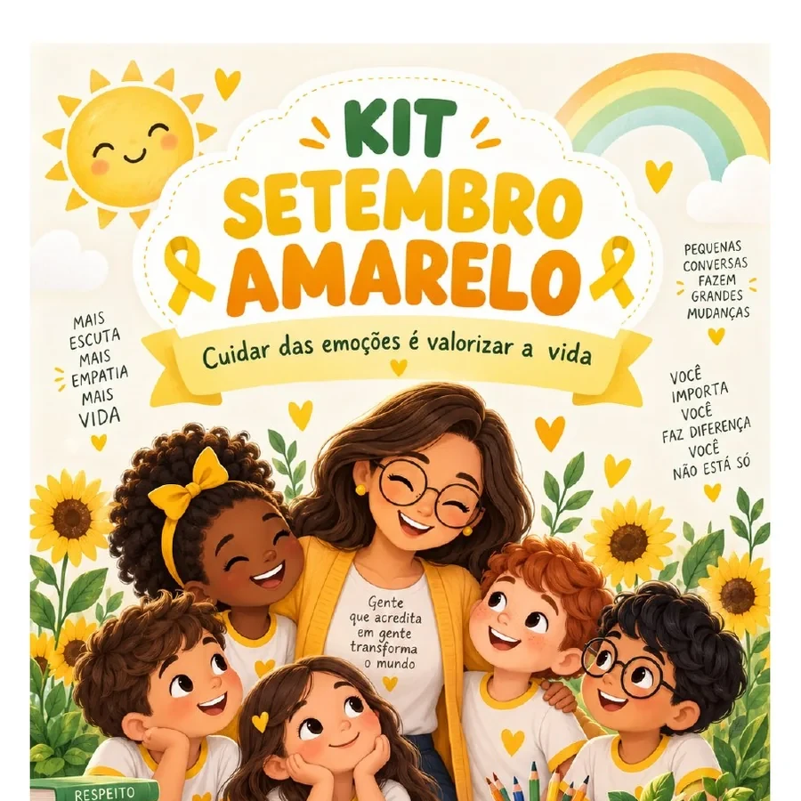 Capa do Kit Setembro Amarelo Completo
